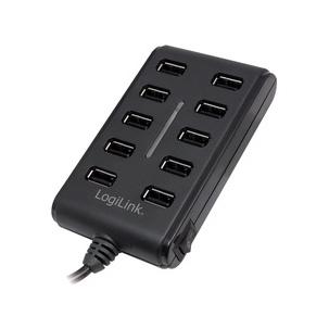 USB 2.0 Hub mit Ein-/Ausschalter, 10 Port UA0125