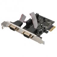 Serielle 16C950 RS232 PCI Express Karte, 2 Port