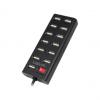 USB 2.0 Hub mit Ein-/Ausschalter, 13 Port