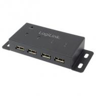 USB 2.0 Hub, 4 Port, für Wandmontage