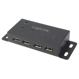 USB 2.0 Hub, 4 Port, für Wandmontage  UA0141A