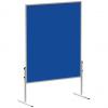 Moderationstafel solid, Filz blau