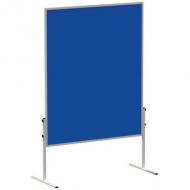 Moderationstafel solid, Filz blau