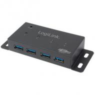 USB 3.0 Hub für Wandmontage, 4 Port