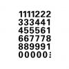 (3) Zahlen-Sticker, 15 mm