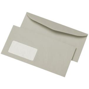 Briefumschlag Recycling 114 x 229 mm, mit Fenster links 30005396