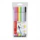 Fasermaler Pen 68, 8er Kunststoff-Etui My STABILO Journal 6820/PL