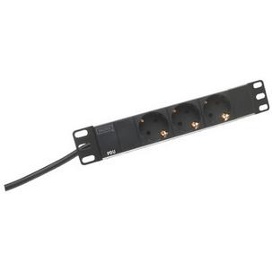 10" Steckdosenleiste, 3-fach DN-95411
