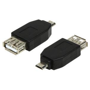 USB 2.0 Adapter, Micro USB-B Stecker - USB-A Kupplung AU0029