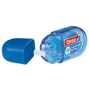 tesa ecoLogo Einweg Mini Korrekturroller, blau 59814-00000-00