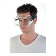 Symbolbild: Antibeschlag-Vollsichtschutzbrille, in Anwendung