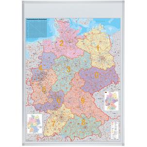 Deutschland Postleitzahlen-Karte KA445P