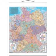 Deutschland Postleitzahlen-Karte - laminiert