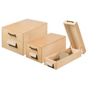 Symbolbild: Anwendung Holz-Karteikasten (Leitregister nicht im Lieferumfang) 506