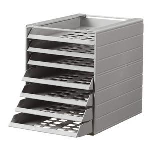 Schubladenbox IDEALBOX BASIC 7, grau 1712002050