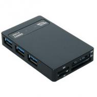 USB 3.0 Card Reader und Hub, 3 Port