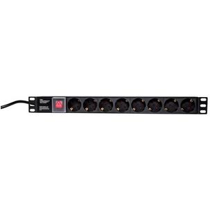 19" Steckdosenleiste, 1 HE, 8-fach PDU8C01