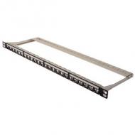 19" Modular Patch Panel Kat. 6A, schwarz