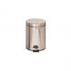 Tret-Abfalleimer, rund, 5,6 Liter, Edelstahl