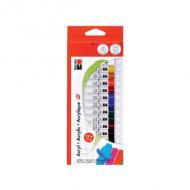 Acrylfarbe, 12er-Set