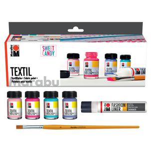 Textilfarbe "Textil", Set SWEET CANDY 1716000000096