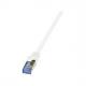 Patchkabel PrimeLine Kat. 6A mit Kat. 7 Rohkabel, grau CQ4063S
