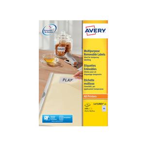 Étiquettes multi-usage enlevables L4735REV-25