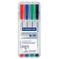 Whiteboard-Marker compact, 4er Etui