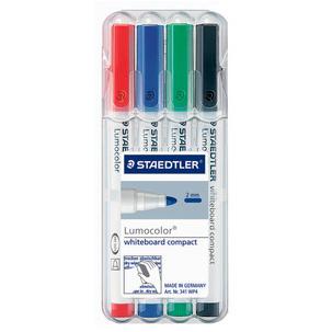 Whiteboard-Marker compact, 4er Etui 341 WP4