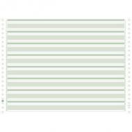 Computerpapier endlo, liniert grün