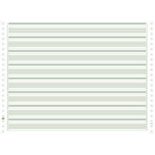 Computerpapier endlo, liniert grün 66311E