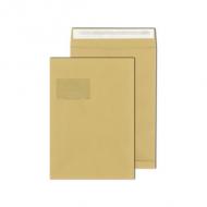 Faltenversandtasche 40 mm, mit Fenster links