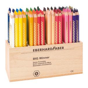 Hexagonal-Buntstift BIG Winner, 96er Holzköcher 518720