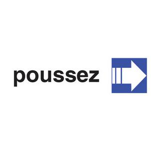 Hinweisschild "poussez" 8046805