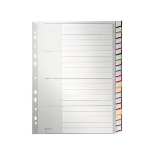 Symbolbild: Blanko Kunststoff-Register Premium, 20-teilig 4370-00-00