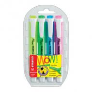 Textmarker swing® cool, 4er Etui