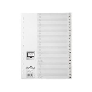 A-Z Kunststoff-Register, weiß, 24-teilig 6168-01