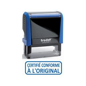 Französischer Textstempelautomat X-Print 4912, Gehäusefarbe: blau 499209 4.0