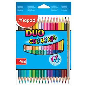 Dreikant-Buntstift COLORPEPS DUO, 18er Kartonetui 829601FC