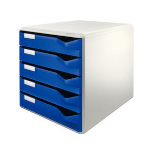 Schubladenbox Post-Set, lichtgrau / blau 5280-00-35