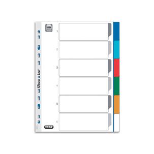 Symbolbild: Blanko Kunststoff-Register, durchgefärbt, DIN A4 100205067