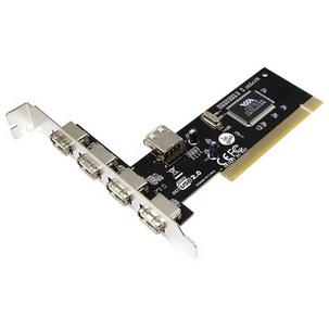 USB 2.0 PCI Karte, 4 + 1 Port - VIA Chipsatz PC0028