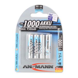 NiMH Micro (AAA) Akkus, 1000 mAH, 4 Stück 5030882