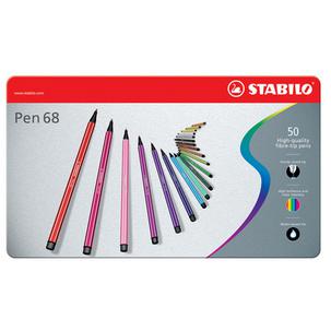 Fasermaler Pen 68, 50er Metall-Etui 6840-6