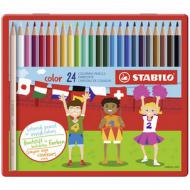 Buntstift color, 24er Metall-Etui