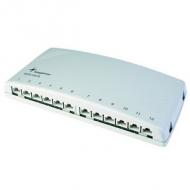 Ptach Verteiler Kat. 6A, 12 Ports