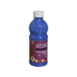 Acrylfarbe Glossy, 500 ml Flasche, blau 188294