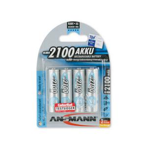 NiMH Akkus, Mignon (AA), 2100 mAh, 4 stück 5035052