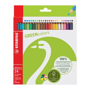 Buntstifte GREENcolors, 24er Etui 6019/2-24