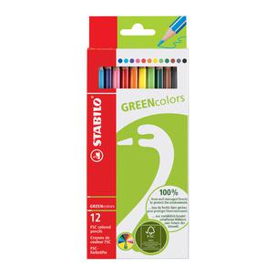 Buntstifte GREENcolors, 12er Etui 6019/2-181